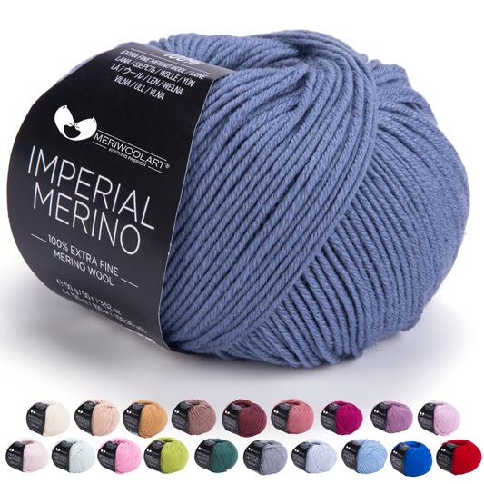 IMPERIAL Jeans Merinowolle Garne 50g 125m