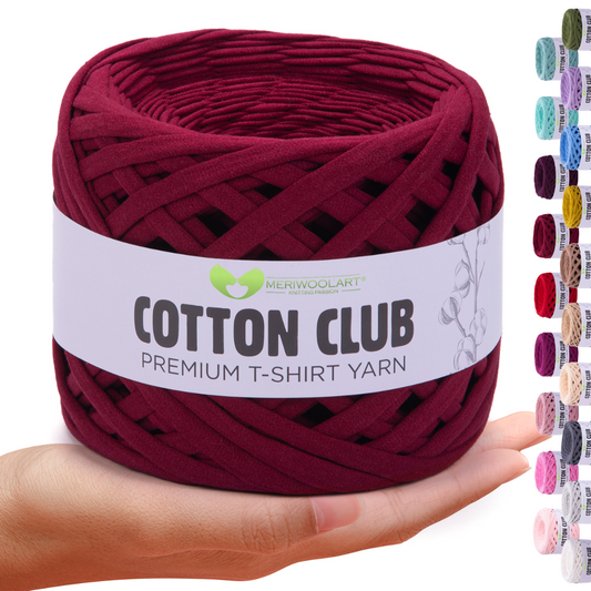 Burgunderroter Cotton Club, 10 mm x 110 m