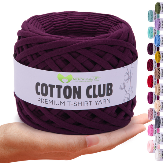 Pflaumenfarbener Cotton Club, 10 mm x 110 m