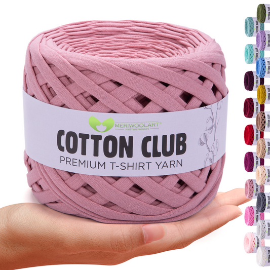 Coton rose poudré Club 10 mm x 110 m