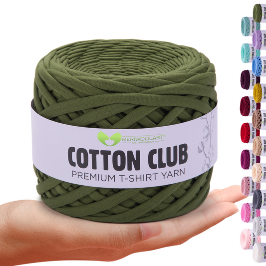 Club de coton vert henné 10 mm x 110 m