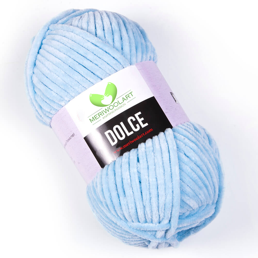 DOLCE Babyblauer Mikropolyester, 100 g, 120 m