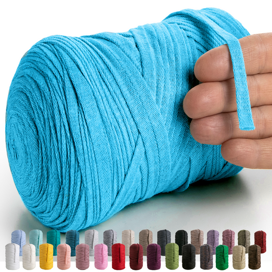 Ruban de coton bordeaux 10 mm 150 m