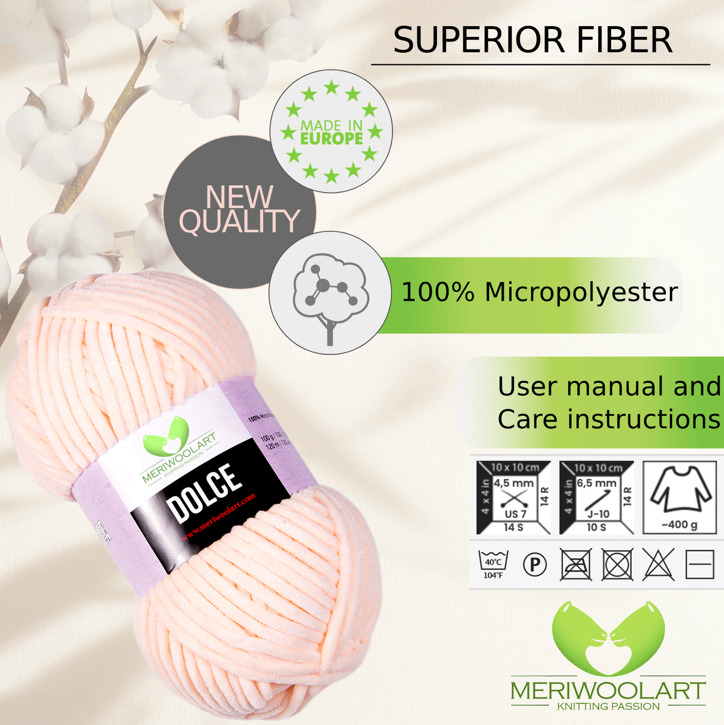 DOLCE Baby Nude MIKROPOLYESTER 100G 120M