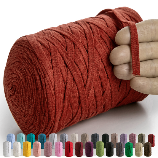 Terra Cotton Ribbon 10mm 150m
