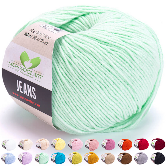 JEANS Mint Baumwollgarn 50g 160m