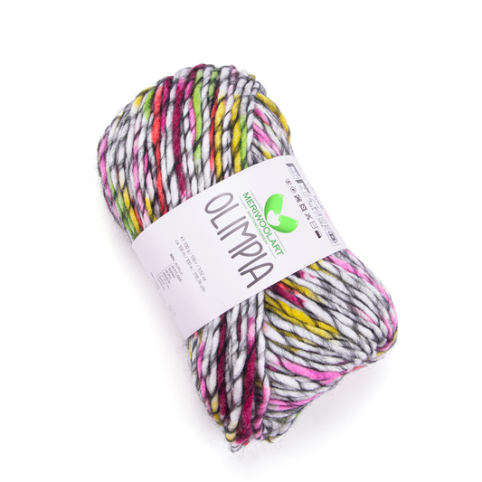 OLIMPIA-1401 GROBES GARN AUS MERINOWOLLE
