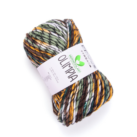 OLIMPIA-1402 GROBES GARN AUS MERINOWOLLE