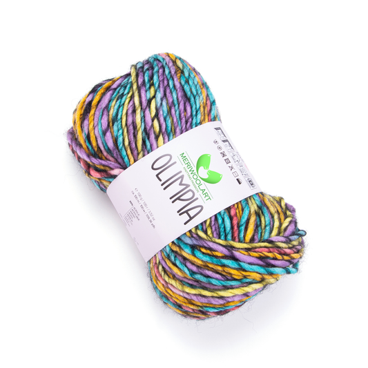 OLIMPIA-1405 GROBES GARN AUS MERINOWOLLE