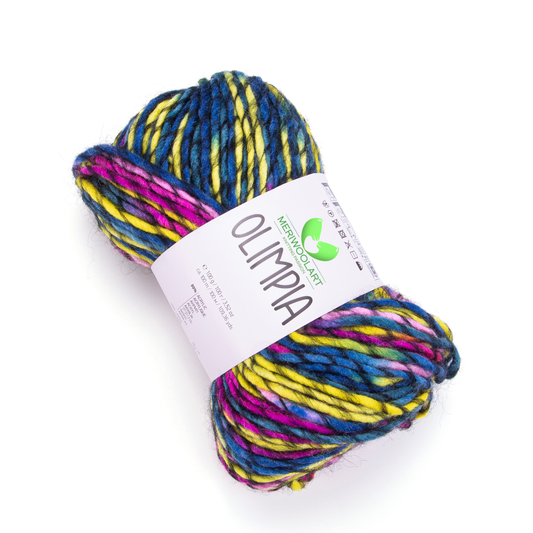 OLIMPIA-1406 GROBES GARN AUS MERINOWOLLE