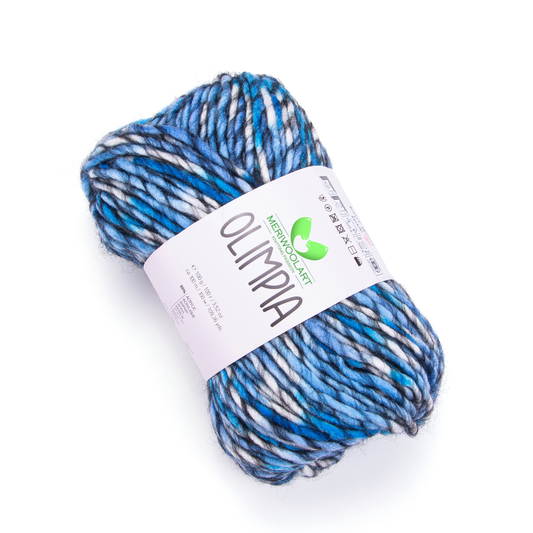 OLIMPIA-1407 GROBES GARN AUS MERINOWOLLE