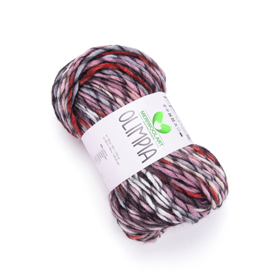 OLIMPIA-1408 GROBES GARN AUS MERINOWOLLE