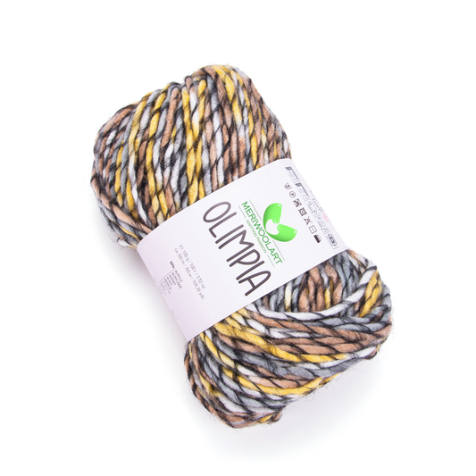 OLIMPIA-1411 GROBES GARN AUS MERINOWOLLE