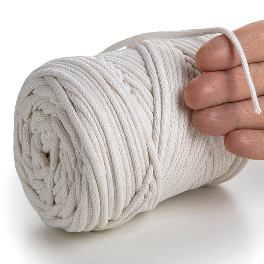 Cordon macramé naturel 4 mm 85 m
