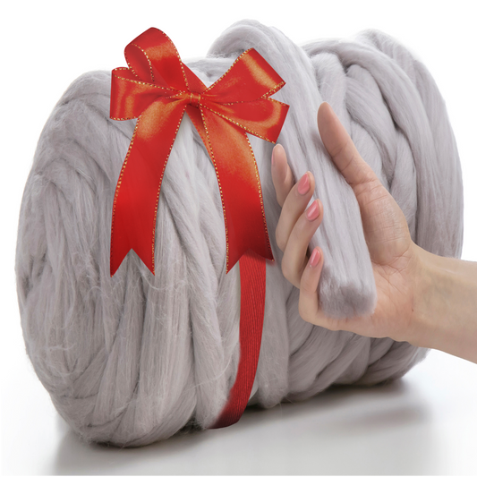SATIN SUPER CHUNKY MERINOWOLLE 4-5 CM, 25 MIKRON