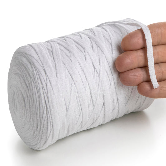 Ruban de coton blanc 10 mm 150 m