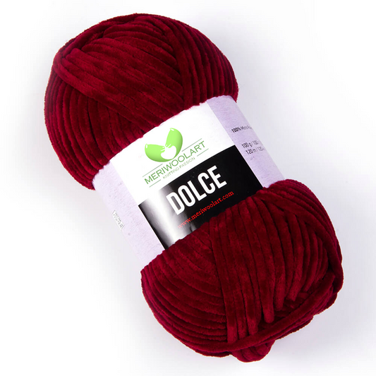 DOLCE BURGUNDERROT MIKROPOLYESTER 100G 120M