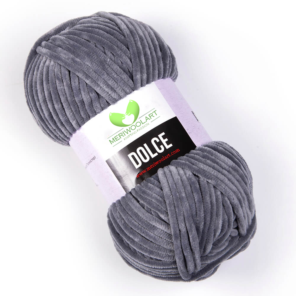 DOLCE MICRO POLYESTER GRIS FONCÉ 100G 120M