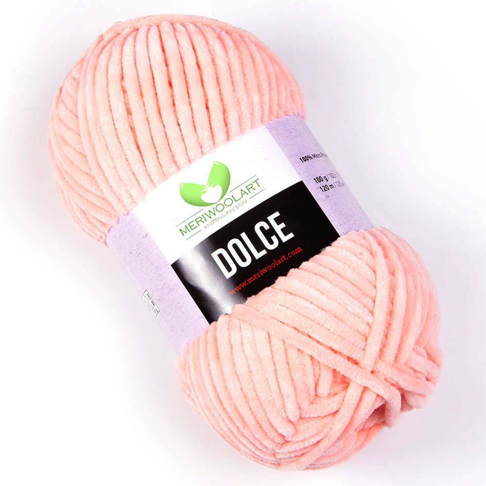 Micro-polyester pêche dolce 100 g 120 m