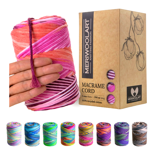 Macramé torsadé simple Unicorn 11 3 mm 200 m