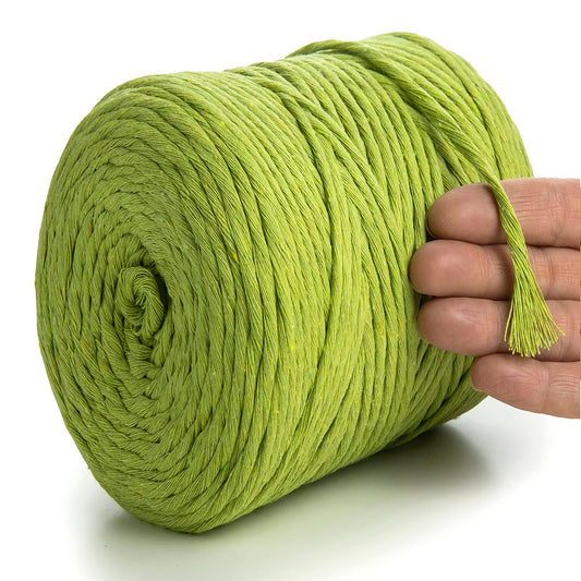 Macramé simple torsadé en herbe 4 mm 225 m