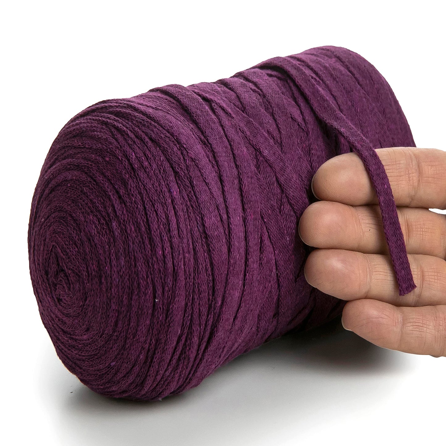 Violettes Baumwollband 10mm 150m