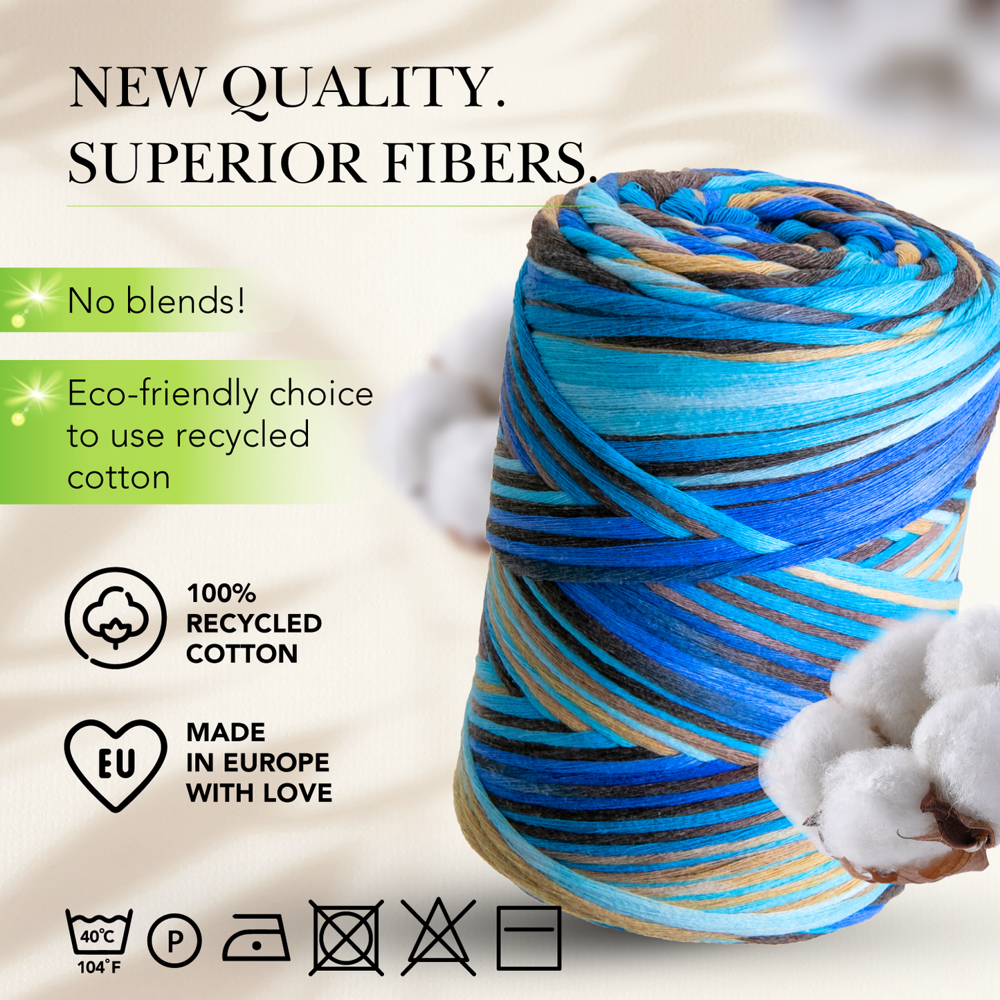 Macramé torsadé simple Unicorn 21 3 mm 200 m