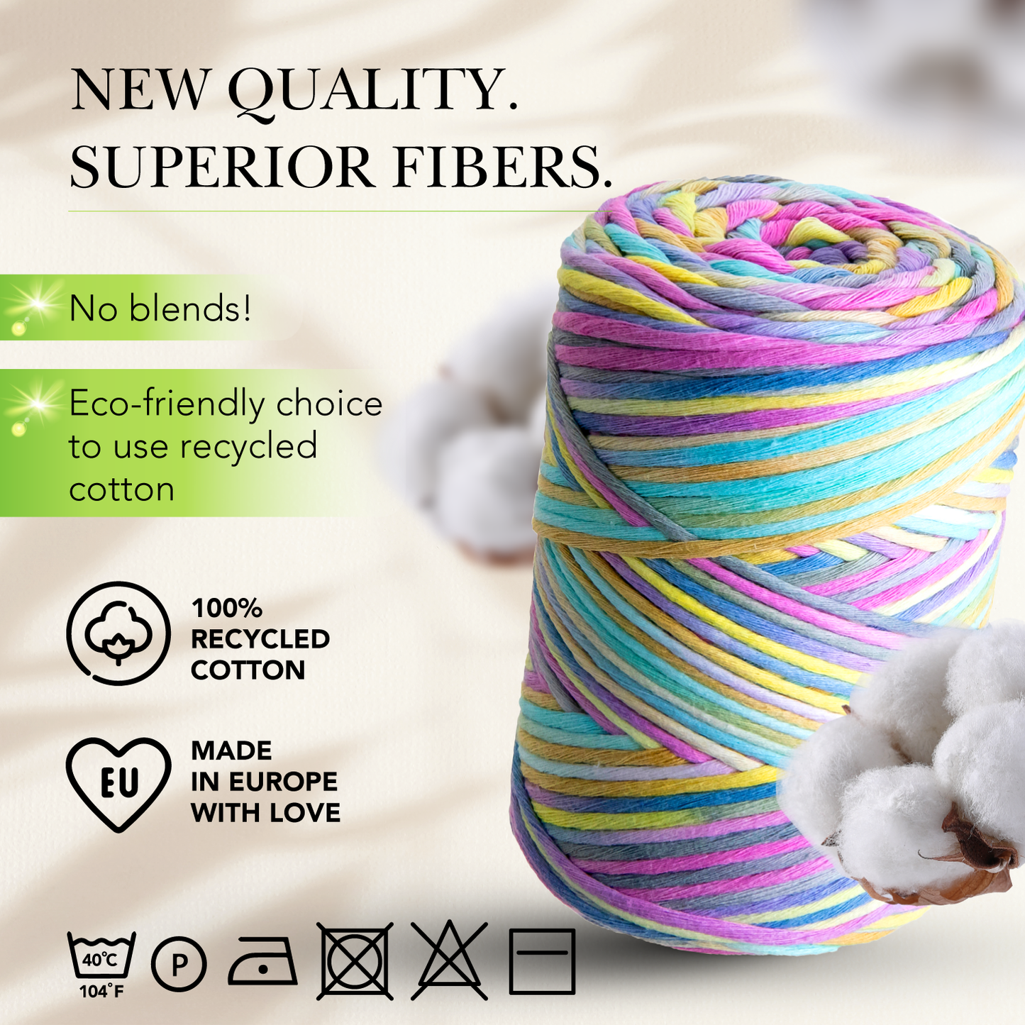 Macramé torsadé simple Unicorn 29 3 mm 200 m