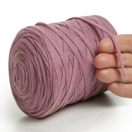 Ruban de coton prune 10 mm 150 m