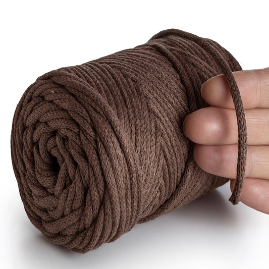 Cordon macramé marron 4 mm 85 m