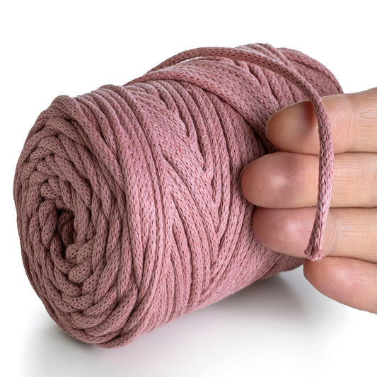 Cordon macramé Pflaume 4 mm 85 m