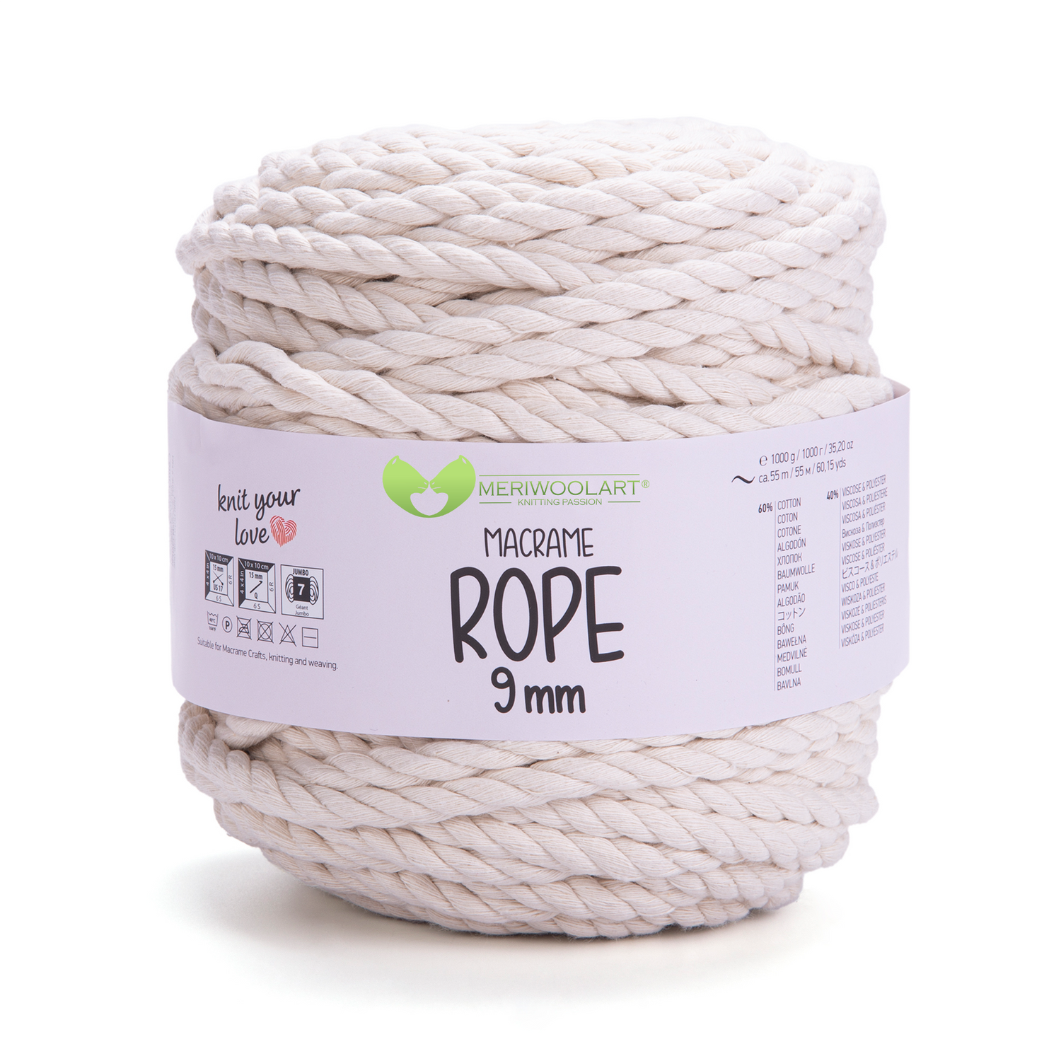 Macrame Rope 9mm