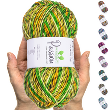 Laden Sie das Bild in den Gallery Viewer, PASSION-1243 MERINO WOOL YARNS 200M
