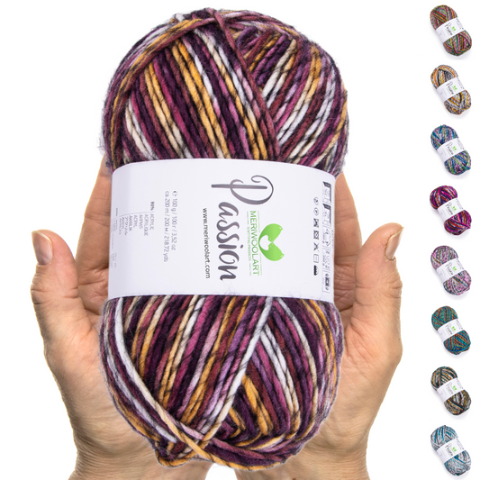 PASSION-1247 MERINO WOOL YARNS 200M