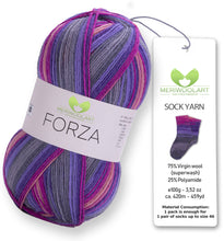 Load image into Gallery viewer, FORZA 2501 WOOL SOCK YARN 100g 420m
