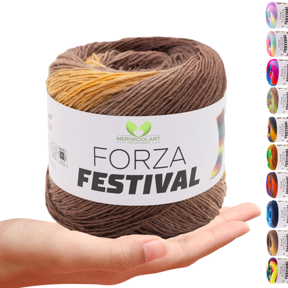 FORZA FESTIVAL 2901 WOOL YARN 100g 420