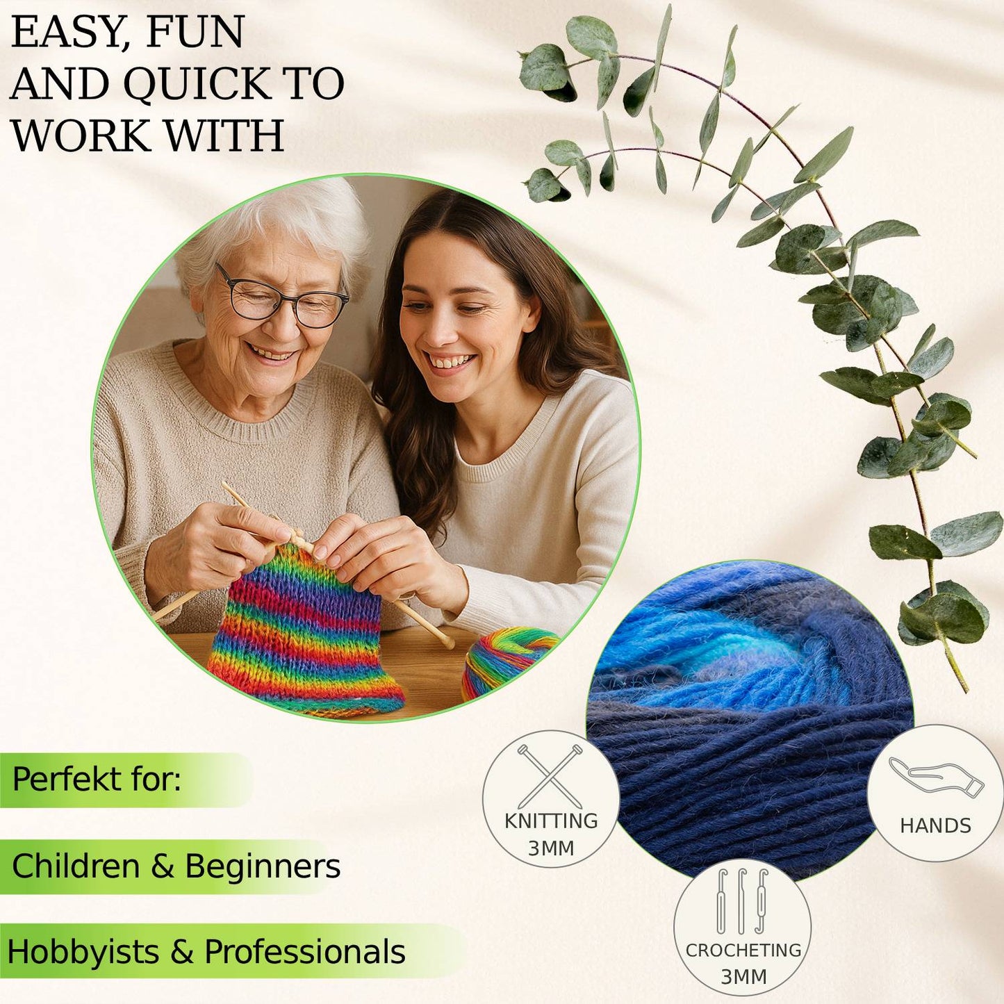 FORZA FESTIVAL 2902 WOOL YARN 100g 420