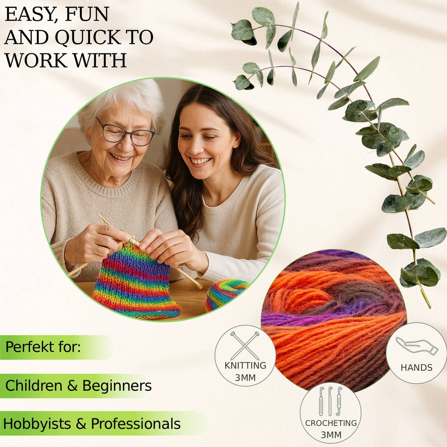FORZA FESTIVAL 2903 WOOL YARN 100g 420