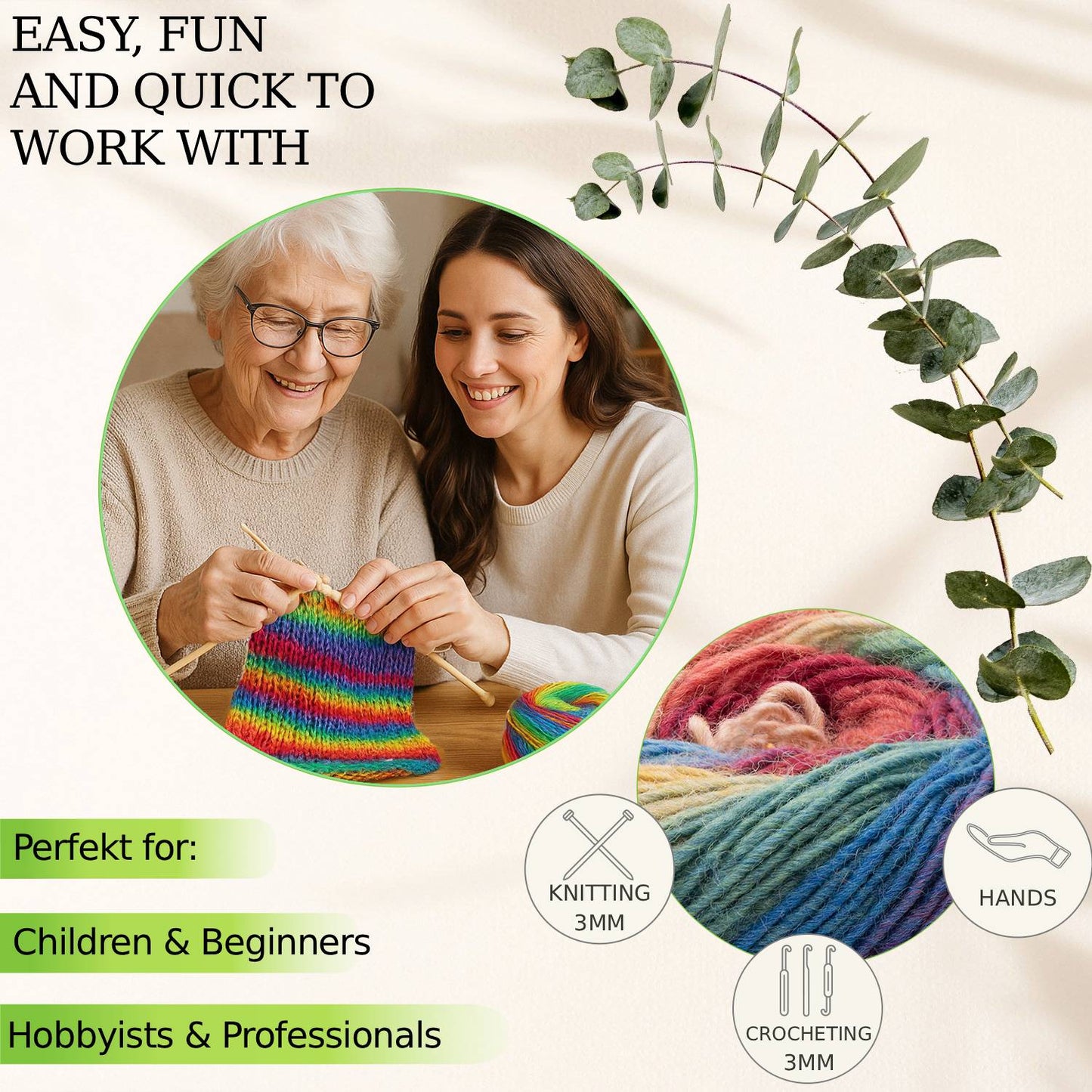 FORZA FESTIVAL 2904 WOOL YARN 100g 420