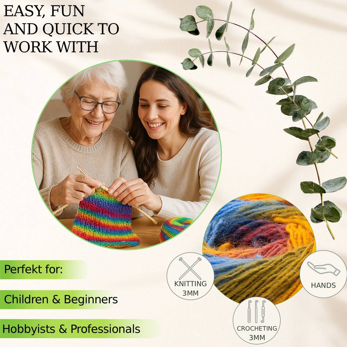 FORZA FESTIVAL 2905 WOOL YARN 100g 420