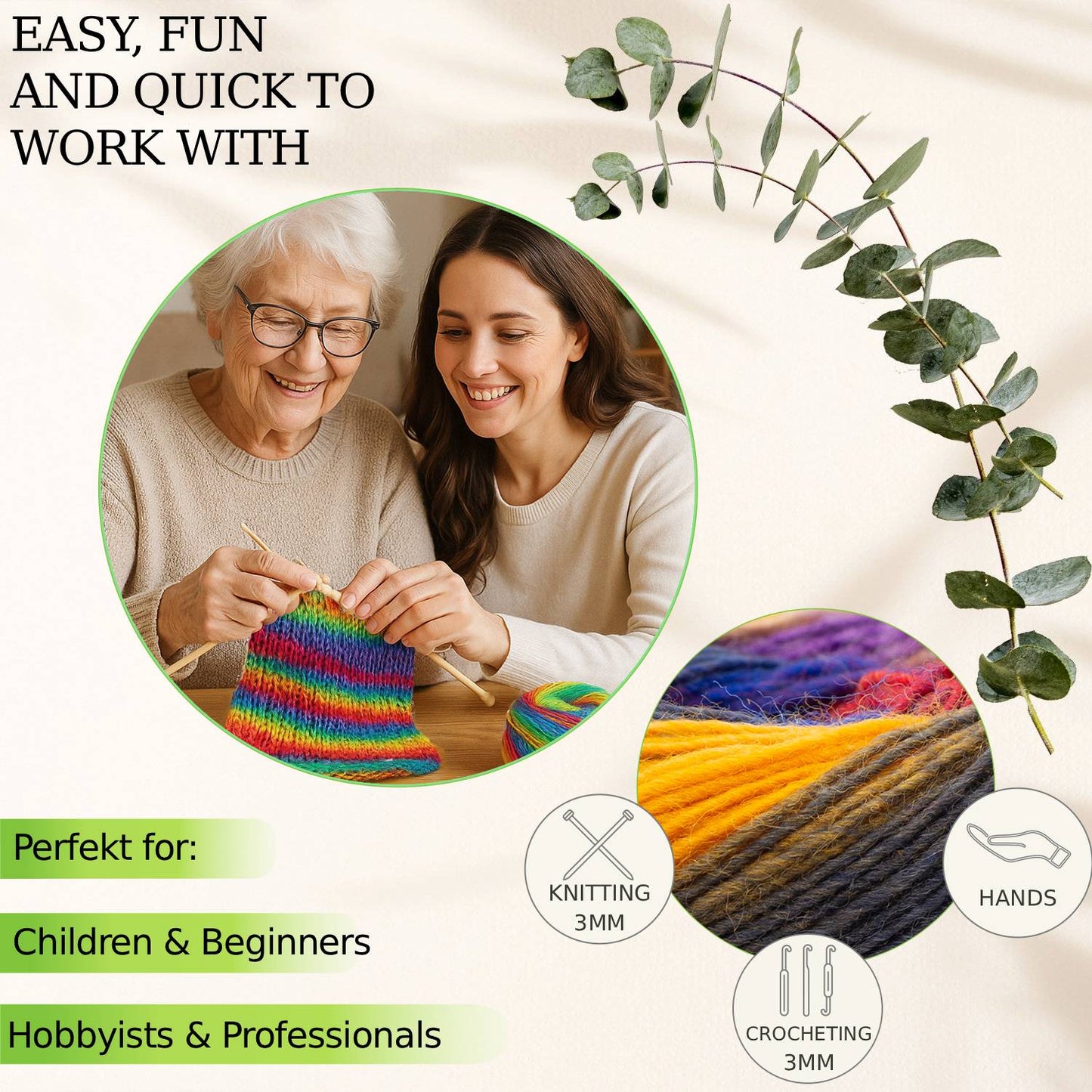 FORZA FESTIVAL 2909 WOOL YARN 100g 420