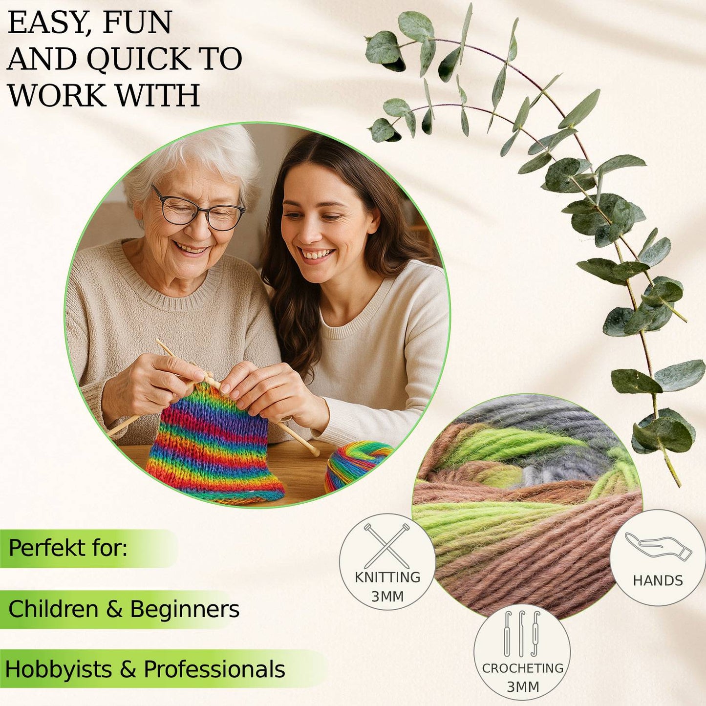 FORZA FESTIVAL 2910 WOOL YARN 100g 420
