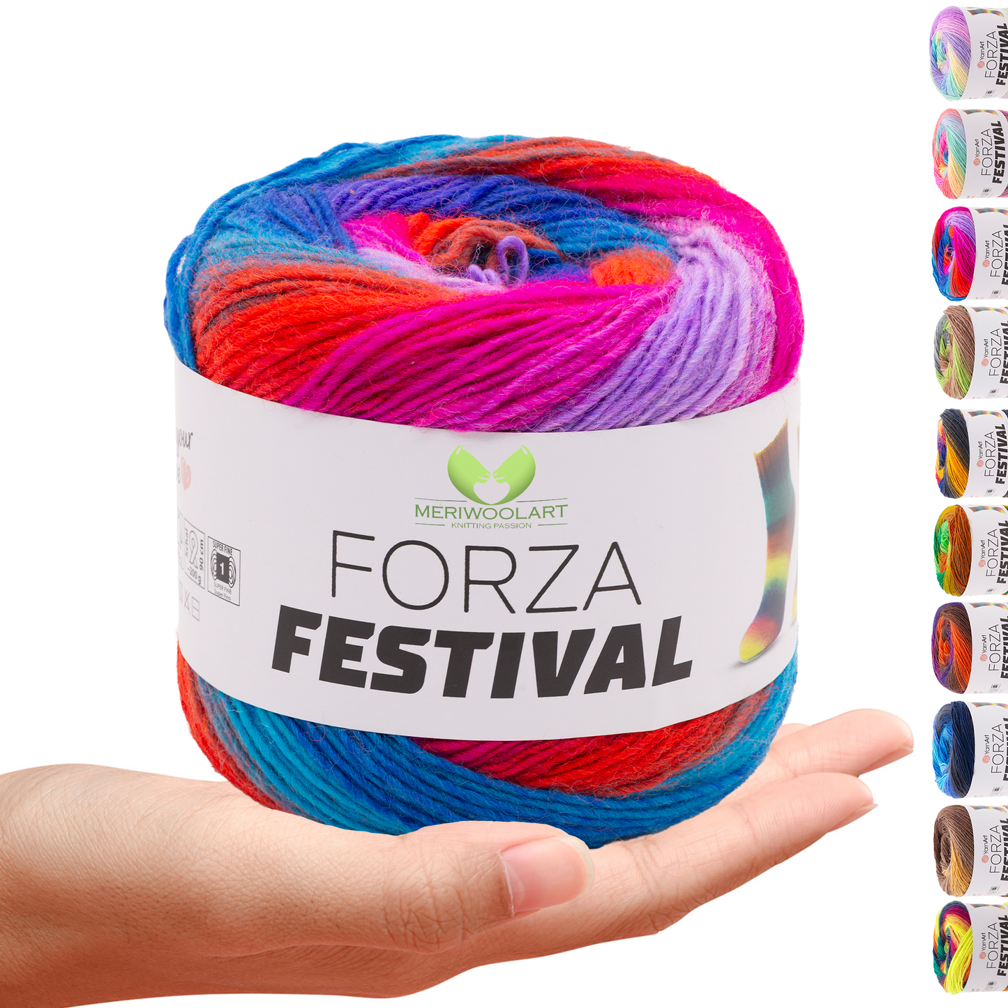 FIL À CHAUSSETTES EN LAINE FORZA 2611 100 g 420