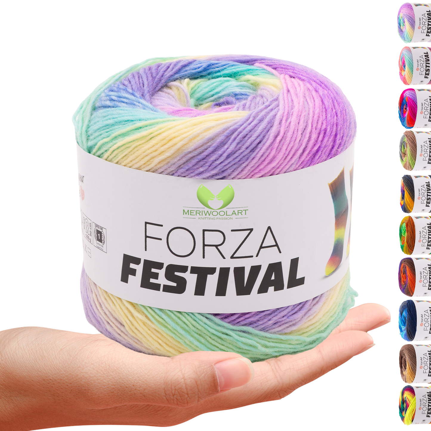 FIL À CHAUSSETTES EN LAINE FORZA 2611 100 g 420