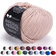 Load image into Gallery viewer, IMPERIAL Cappuccino MERINO WOOL YARNS 50g 125m
