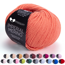 Laden Sie das Bild in den Galerie-Viewer, IMPERIAL Ruddy MERINO WOOL YARNS 50g 125m
