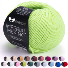 Charger l'image dans Gallery viewer, IMPERIAL Salad MERINO WOOL YARNS 50g 125m
