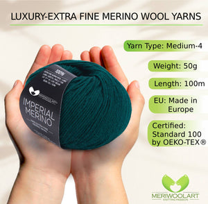 FILATI DI LANA MERINO IMPERIALE DI PINO 50g 125m