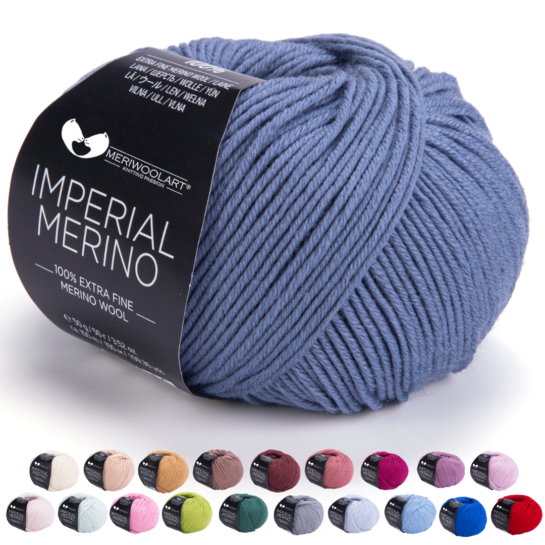 IMPERIAL Jeans MERINO WOOL YARNS 50g 125m