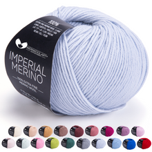 Laden Sie das Bild in den Galerie-Viewer, IMPERIAL Cloud MERINO WOOL YARNS 50g 125m
